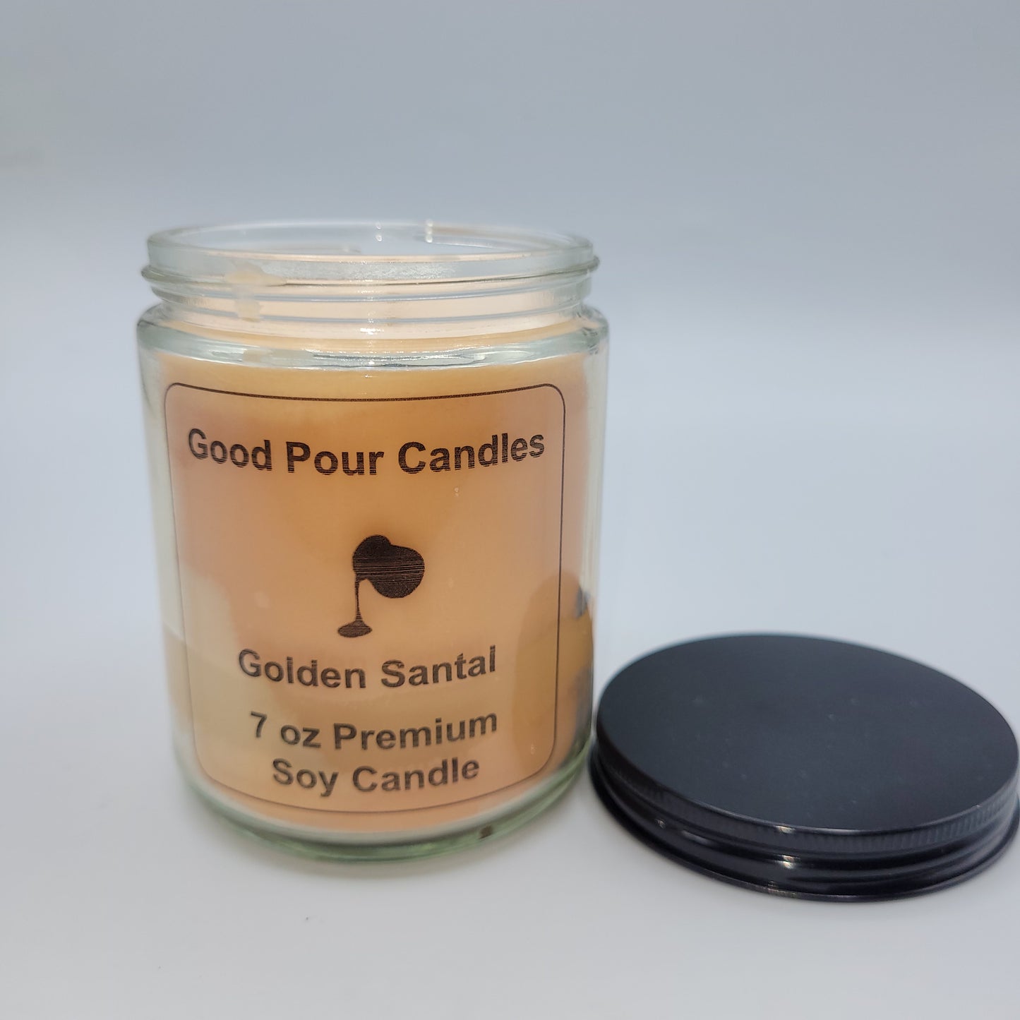 Golden Santal 7 oz Hand-Poured Soy Candle