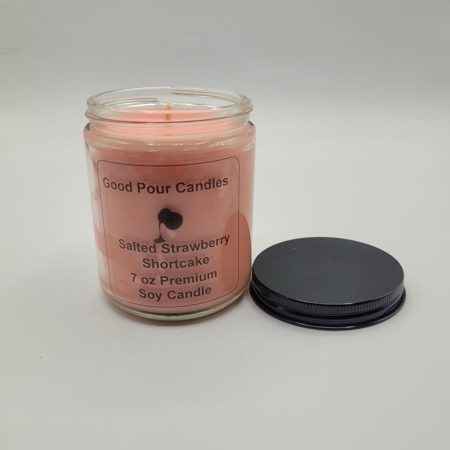 Salted Strawberry Shortcake 7 oz Hand-Poured Soy Candle