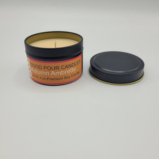 Autumn Ambrette 4 oz Travel Tin.