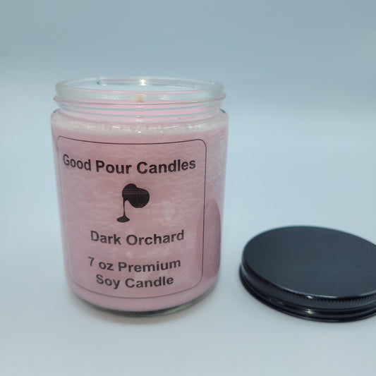 Dark Orchard 7 oz Hand-Poured Soy Candle