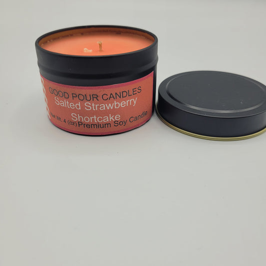 Salted Strawberry Shortcake Travel Tin