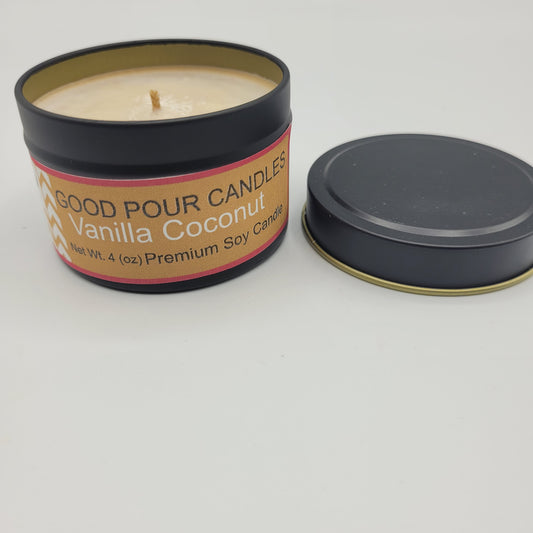 Vanilla Coconut Travel Tin