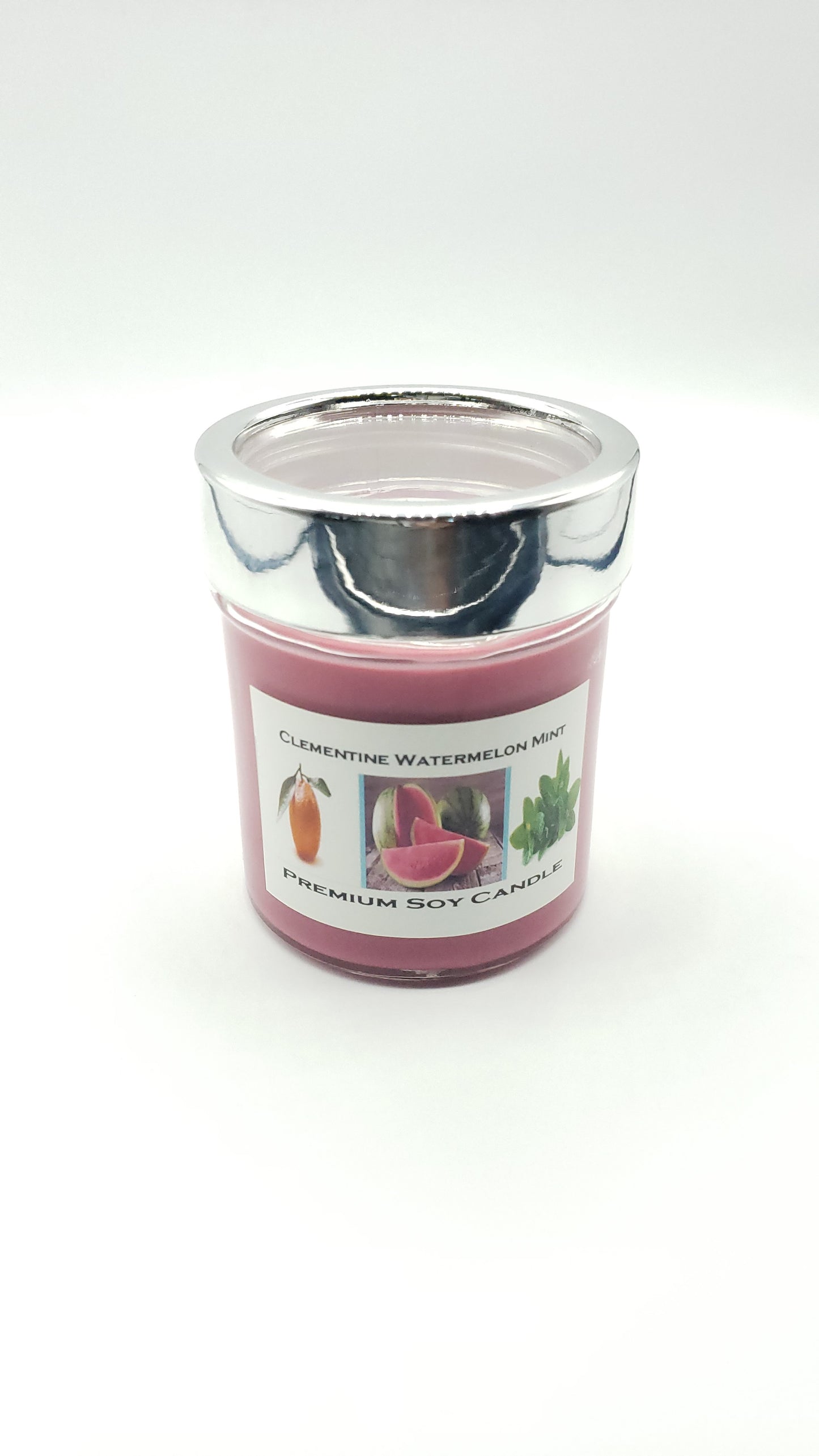 Watermelon Mint Tangerine 12 Oz. Premium Soy Candle Hand Poured